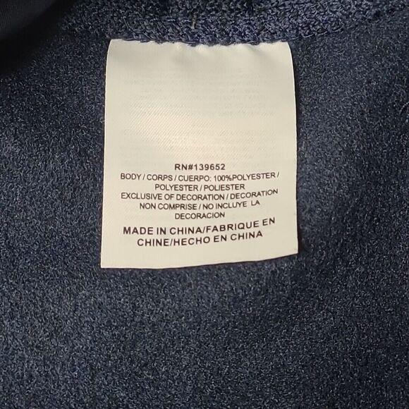 Surf Sidesupply Mens Fleece Jacket 2XL Blue Button Up Pockets Outdoor Sweatshirt - Picture 8 of 10